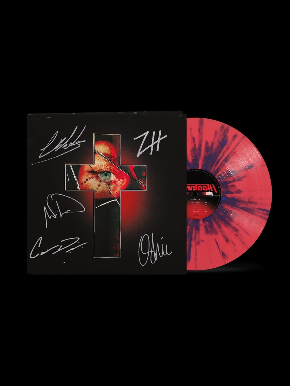 *autographed pure ecstasy lp -
smashed gape